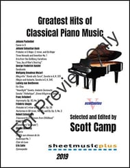 Greatest Hits of Classical Piano Music piano sheet music cover Thumbnail